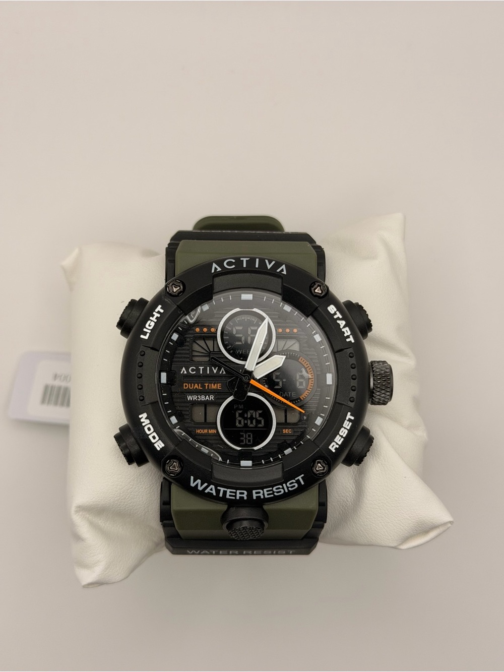 Activa Dual-Time Watch - Green and Black